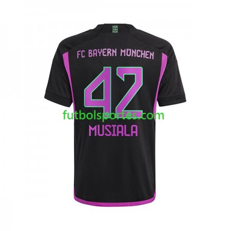 Camiseta Bayern de Múnich Jamal Musiala 42 Segunda Equipación 2023/2024
